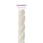 vidaXL Arbeitsseil Weiß 14 mm 250 m Polypropylen vidaXL Arbeitsseil Weiß 14 mm 250 m Polypropylen