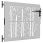 vidaXL Gartentor 85x75 cm Cortenstahl Bambus-Design vidaXL Gartentor 85x75 cm Cortenstahl Bambus-Design