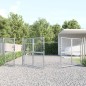 vidaXL Mesh-Gartentor Silbern 400x175 cm Verzinkter Stahl vidaXL Mesh-Gartentor Silbern 400x175 cm Verzinkter Stahl