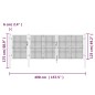 vidaXL Mesh-Gartentor Silbern 400x175 cm Verzinkter Stahl vidaXL Mesh-Gartentor Silbern 400x175 cm Verzinkter Stahl