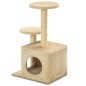 vidaXL Katzen-Kratzbaum Sisal 60 cm Beige vidaXL Katzen-Kratzbaum Sisal 60 cm Beige