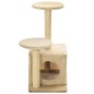 vidaXL Katzen-Kratzbaum Sisal 60 cm Beige vidaXL Katzen-Kratzbaum Sisal 60 cm Beige
