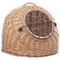 vidaXL Katzen-Transportkorb 45x35x35 cm Natürliche Weide vidaXL Katzen-Transportkorb 45x35x35 cm Natürliche Weide