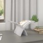 vidaXL Zeitungsständer Holz Freistehend Weiß vidaXL Zeitungsständer Holz Freistehend Weiß