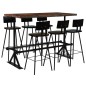 vidaXL Bar-Set 7-tlg. Massives Altholz Mehrfarbig vidaXL Bar-Set 7-tlg. Massives Altholz Mehrfarbig