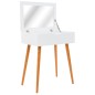 vidaXL Schminktisch mit Spiegel MDF 60 x 40 x 75 cm vidaXL Schminktisch mit Spiegel MDF 60 x 40 x 75 cm