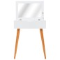 vidaXL Schminktisch mit Spiegel MDF 60 x 40 x 75 cm vidaXL Schminktisch mit Spiegel MDF 60 x 40 x 75 cm