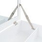 vidaXL Schminktisch mit Spiegel MDF 60 x 40 x 75 cm vidaXL Schminktisch mit Spiegel MDF 60 x 40 x 75 cm