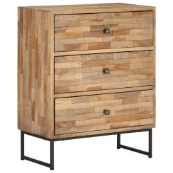 vidaXL Sideboard Recyceltes Teakholz 60 x 30 x 75 cm