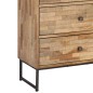 vidaXL Sideboard Recyceltes Teakholz 60 x 30 x 75 cm vidaXL Sideboard Recyceltes Teakholz 60 x 30 x 75 cm