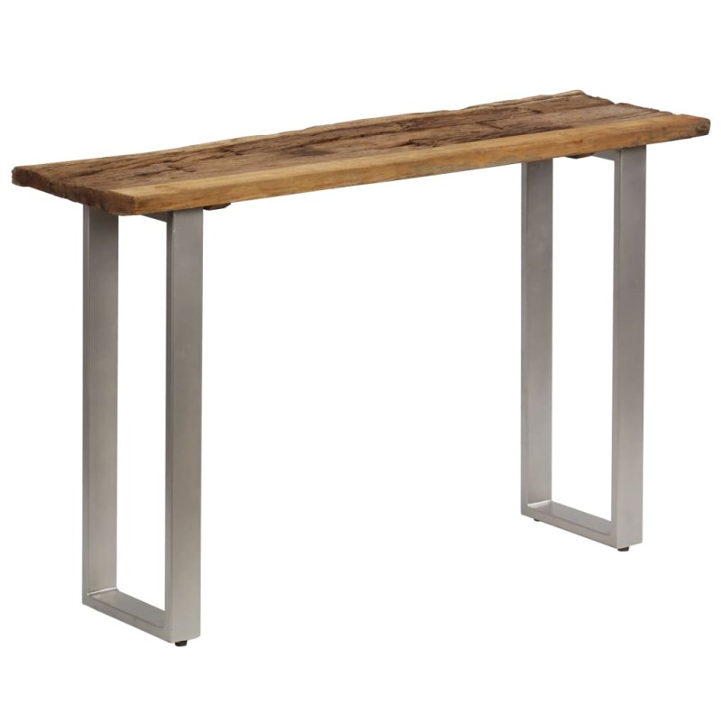vidaXL Konsolentisch Altholz und Stahl 120×35×76 cm vidaXL Konsolentisch Altholz und Stahl 120×35×76 cm