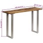 vidaXL Konsolentisch Altholz und Stahl 120×35×76 cm vidaXL Konsolentisch Altholz und Stahl 120×35×76 cm