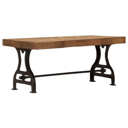 vidaXL Couchtisch Recyceltes Massivholz 100x60x40 cm