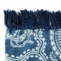 vidaXL Kelim-Teppich Baumwolle 160x230 cm mit Muster Blau vidaXL Kelim-Teppich Baumwolle 160x230 cm mit Muster Blau