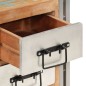 vidaXL Schubladenschrank 40x30x60 cm Altholz Massiv vidaXL Schubladenschrank 40x30x60 cm Altholz Massiv