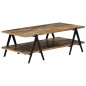 vidaXL Couchtisch 115x60x40 cm Altholz Massiv vidaXL Couchtisch 115x60x40 cm Altholz Massiv