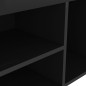 Schuhbank mit Kissen Hochglanz-Schwarz 80x30x47cm Holzwerkstoff Schuhbank mit Kissen Hochglanz-Schwarz 80x30x47cm Holzwerkstoff