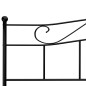 vidaXL Bettgestell Schwarz Metall 200×200 cm vidaXL Bettgestell Schwarz Metall 200×200 cm