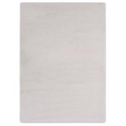 vidaXL Teppich 160×230 cm Kunstkaninchenfell Grau
