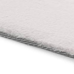 vidaXL Teppich 160×230 cm Kunstkaninchenfell Grau