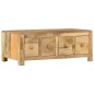 vidaXL Couchtisch mit 4 Schubladen 90 x 50 x 35 cm Massivholz Mango vidaXL Couchtisch mit 4 Schubladen 90 x 50 x 35 cm Massivholz Mango