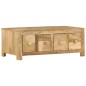 vidaXL Couchtisch mit 4 Schubladen 90 x 50 x 35 cm Massivholz Mango vidaXL Couchtisch mit 4 Schubladen 90 x 50 x 35 cm Massivholz Mango