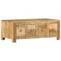 vidaXL Couchtisch mit 4 Schubladen 90 x 50 x 35 cm Massivholz Mango vidaXL Couchtisch mit 4 Schubladen 90 x 50 x 35 cm Massivholz Mango