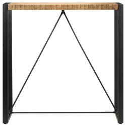vidaXL Bartisch 110 x 60 x 110 cm Massivholz Mango