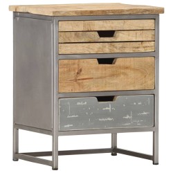 vidaXL Nachttisch 40 x 30 x 50 cm Massivholz Mango 