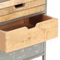vidaXL Nachttisch 40 x 30 x 50 cm Massivholz Mango vidaXL Nachttisch 40 x 30 x 50 cm Massivholz Mango