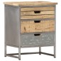 vidaXL Nachttisch 40 x 30 x 50 cm Massivholz Mango vidaXL Nachttisch 40 x 30 x 50 cm Massivholz Mango