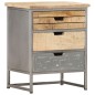 vidaXL Nachttisch 40 x 30 x 50 cm Massivholz Mango vidaXL Nachttisch 40 x 30 x 50 cm Massivholz Mango
