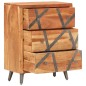 vidaXL Sideboard 60×30×75 cm Akazie Massivholz vidaXL Sideboard 60×30×75 cm Akazie Massivholz