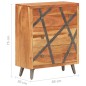 vidaXL Sideboard 60×30×75 cm Akazie Massivholz vidaXL Sideboard 60×30×75 cm Akazie Massivholz