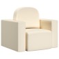 2-in-1 Kindersofa Weiß Kunstleder 2-in-1 Kindersofa Weiß Kunstleder