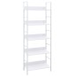 vidaXL Bücherregal 5 Regalböden Weiß 60x27,6x158,5 cm Holzwerkstoff vidaXL Bücherregal 5 Regalböden Weiß 60x27,6x158,5 cm Holzwerkstoff