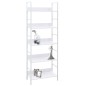 vidaXL Bücherregal 5 Regalböden Weiß 60x27,6x158,5 cm Holzwerkstoff vidaXL Bücherregal 5 Regalböden Weiß 60x27,6x158,5 cm Holzwerkstoff