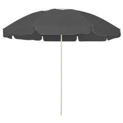 vidaXL Strandschirm Anthrazit 240 cm