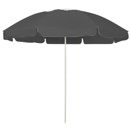 vidaXL Strandschirm Anthrazit 240 cm