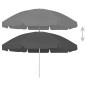 vidaXL Strandschirm Anthrazit 240 cm vidaXL Strandschirm Anthrazit 240 cm