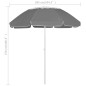 vidaXL Strandschirm Anthrazit 300 cm vidaXL Strandschirm Anthrazit 300 cm