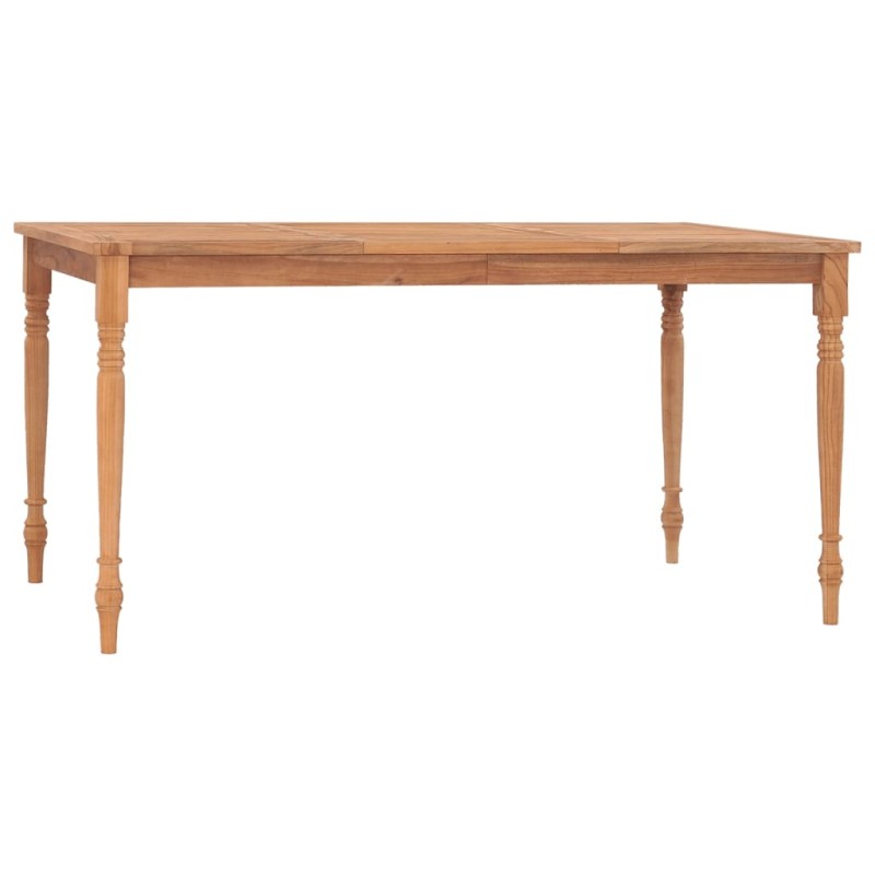 vidaXL Batavia-Tisch 150x90x75 cm Teak Massivholz vidaXL Batavia-Tisch 150x90x75 cm Teak Massivholz