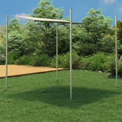 vidaXL Sonnensegel-Stange 250 cm Edelstahl