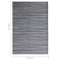 vidaXL Outdoor-Teppich Anthrazit 140x200 cm PP vidaXL Outdoor-Teppich Anthrazit 140x200 cm PP