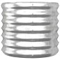 vidaXL Pflanzkübel Pulverbeschichteter Stahl 40x40x36 cm Silber vidaXL Pflanzkübel Pulverbeschichteter Stahl 40x40x36 cm Silber