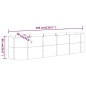 vidaXL Hochbeet Pulverbeschichteter Stahl 296x80x68 cm Anthrazit vidaXL Hochbeet Pulverbeschichteter Stahl 296x80x68 cm Anthrazit