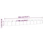 vidaXL Hochbeet Pulverbeschichteter Stahl 396x100x36 cm Anthrazit vidaXL Hochbeet Pulverbeschichteter Stahl 396x100x36 cm Anthrazit