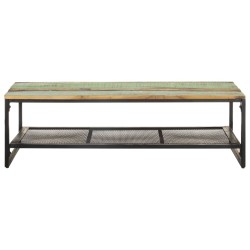 vidaXL Couchtisch 110x60x35 cm Recyceltes Massivholz