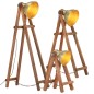 vidaXL Stehlampen 3 Stk. Messing E27 Mango Massivholz vidaXL Stehlampen 3 Stk. Messing E27 Mango Massivholz