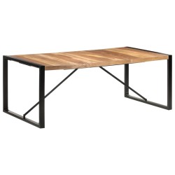 vidaXL Esstisch 200x100x75 cm Massivholz mit Palisander-Finish